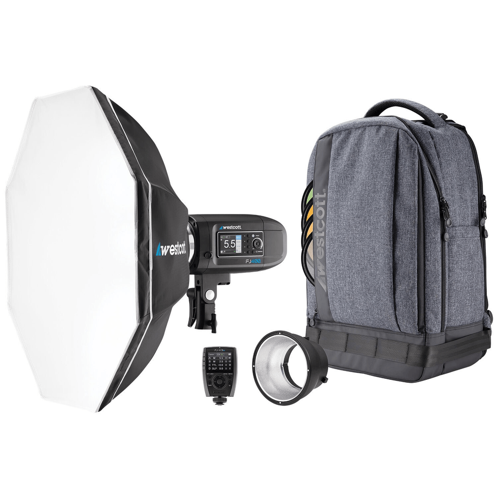 Shop Westcott FJ400 Strobe 1-Light Backpack Kit with FJ-X3m Universal Wireless Trigger by Westcott at B&C Camera