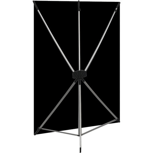 Shop Westcott X-Drop Wrinkle-Resistant Backdrop Kit - Rich Black (5' x 7') by Westcott at B&C Camera