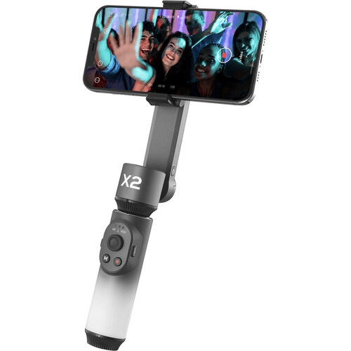 Shop Zhiyun SMOOTH X2 Smartphone Gimbal Stabilizer (Black) by Zhiyun at B&C Camera