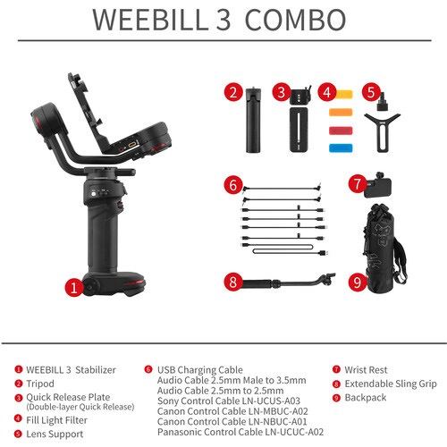 ZHIYUN WEEBILL 3 Combo 追加購入品あり、美品 ZHIYUN WEEBILL 3 Combo 追加購入品あり、美品