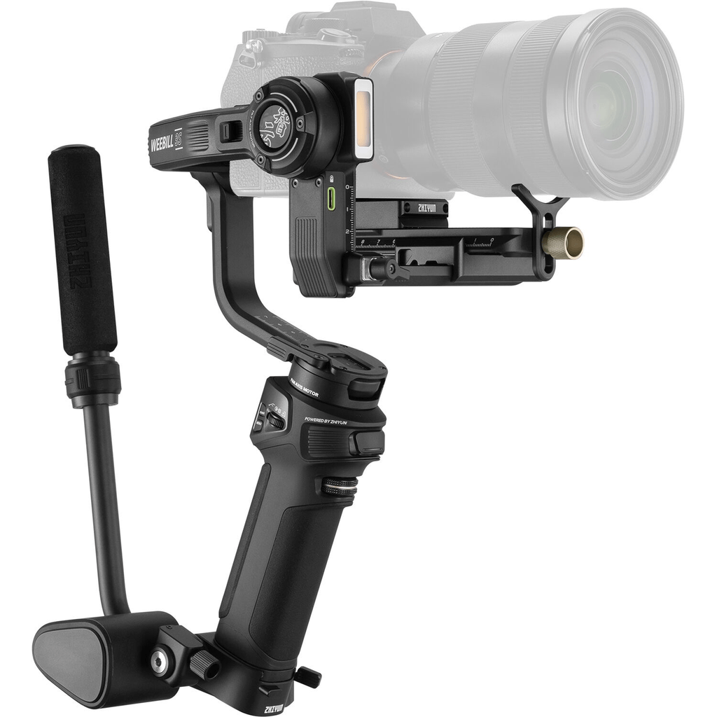 Zhiyun WEEBILL-3 S Handheld Gimbal Stabilizer Combo with Extendable Grip Set and Backpack - B&C Camera